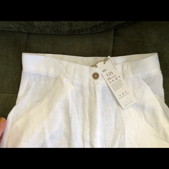 White linen trousers - Picture 4 of 5